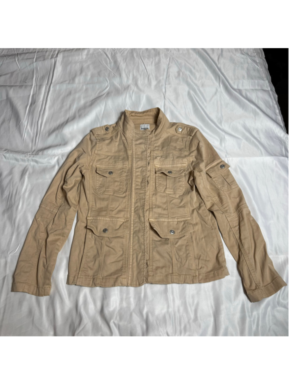 Women's Kensie Utility Jacket Size M Beige